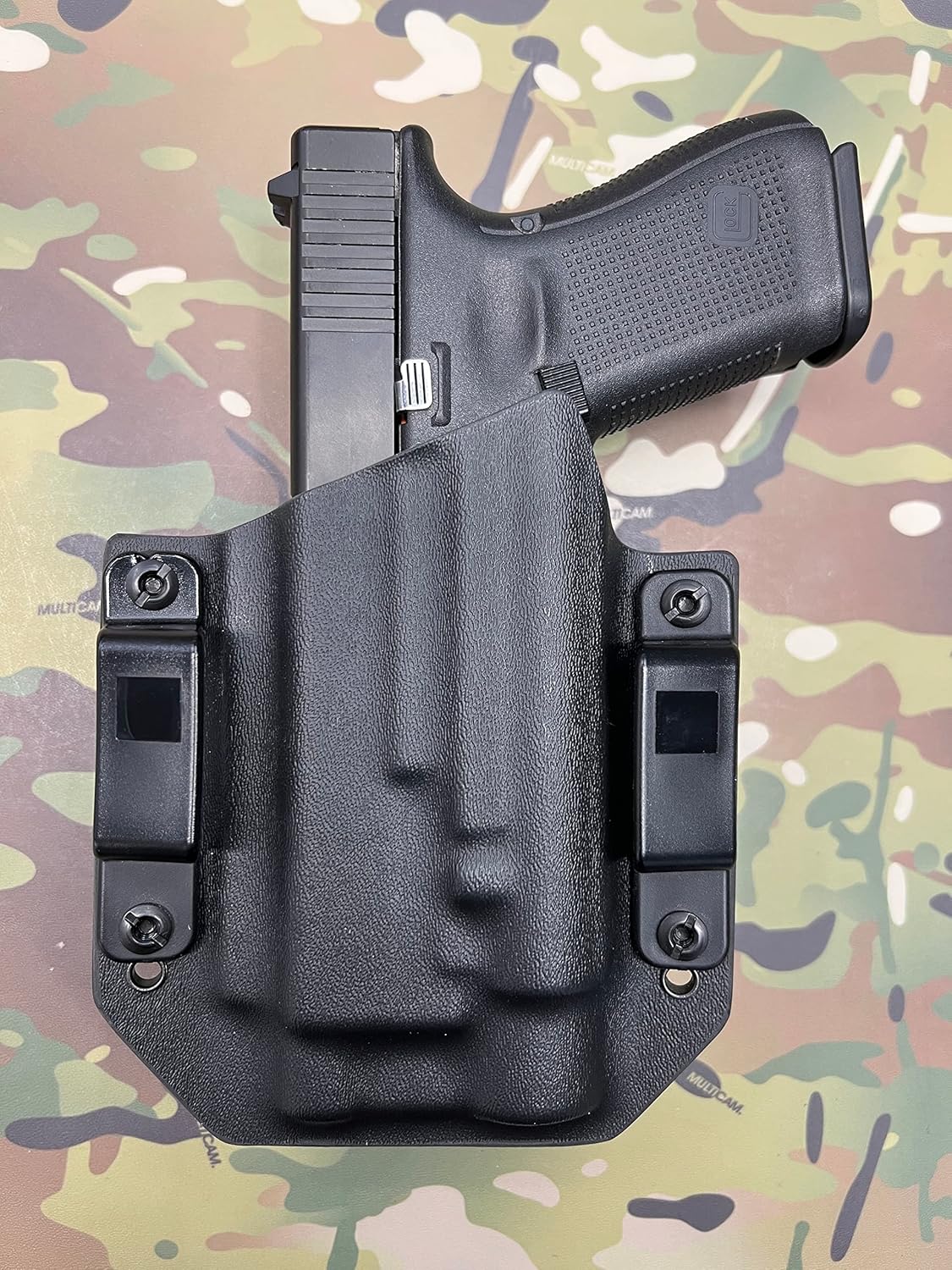 TR Holsters Black Kydex Holster Compatible with Glock 19 23 Olight PL-PRO