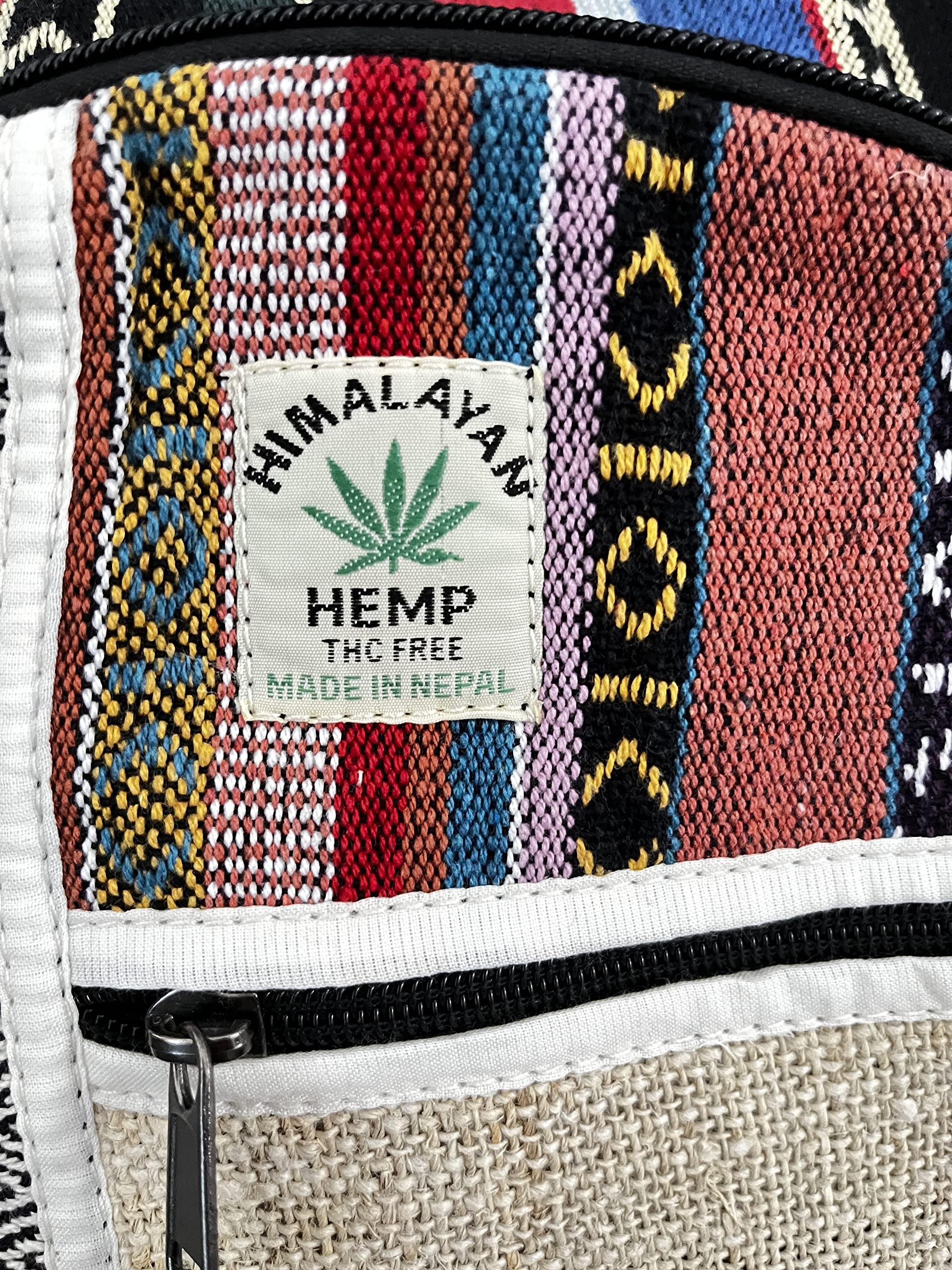 HCZ Zaino Hippie Nepal, multicolore, grande, Hippy