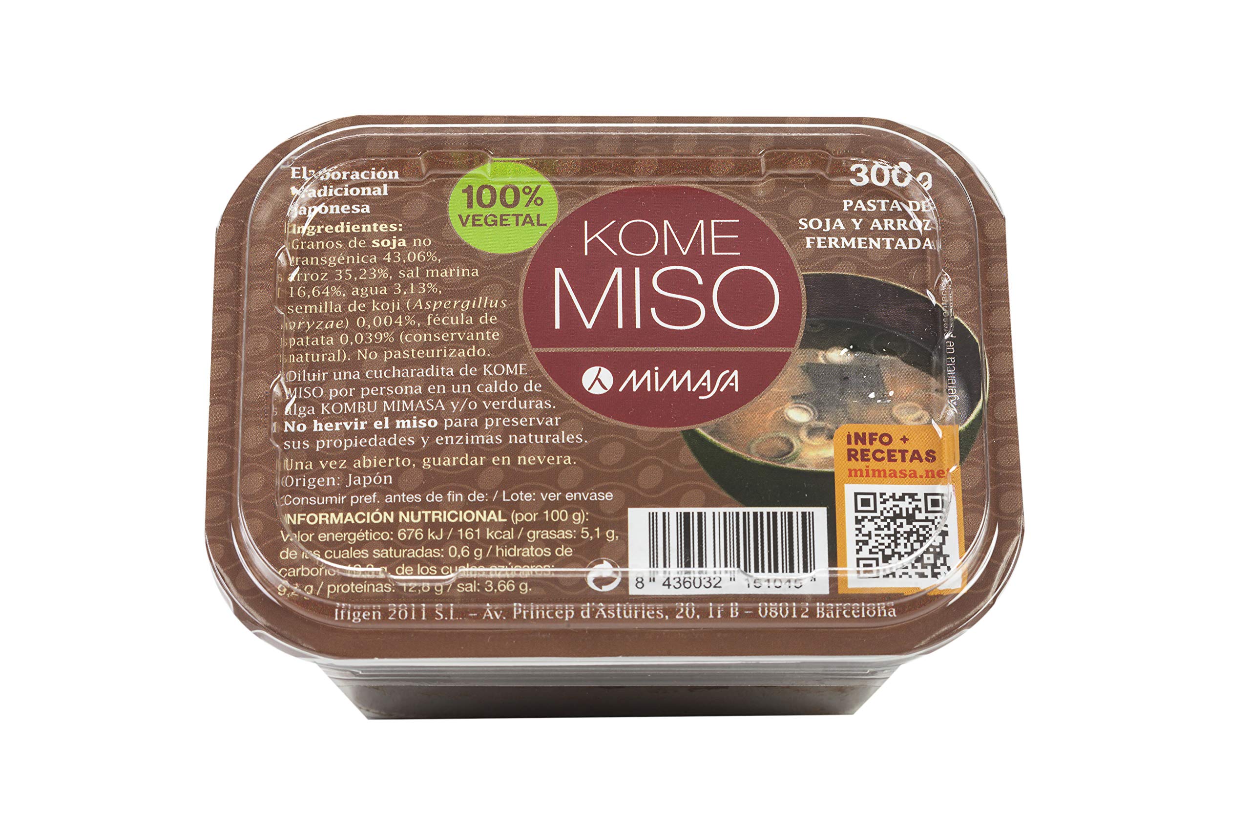 KOME MISO 300 grs. No pasteurizado