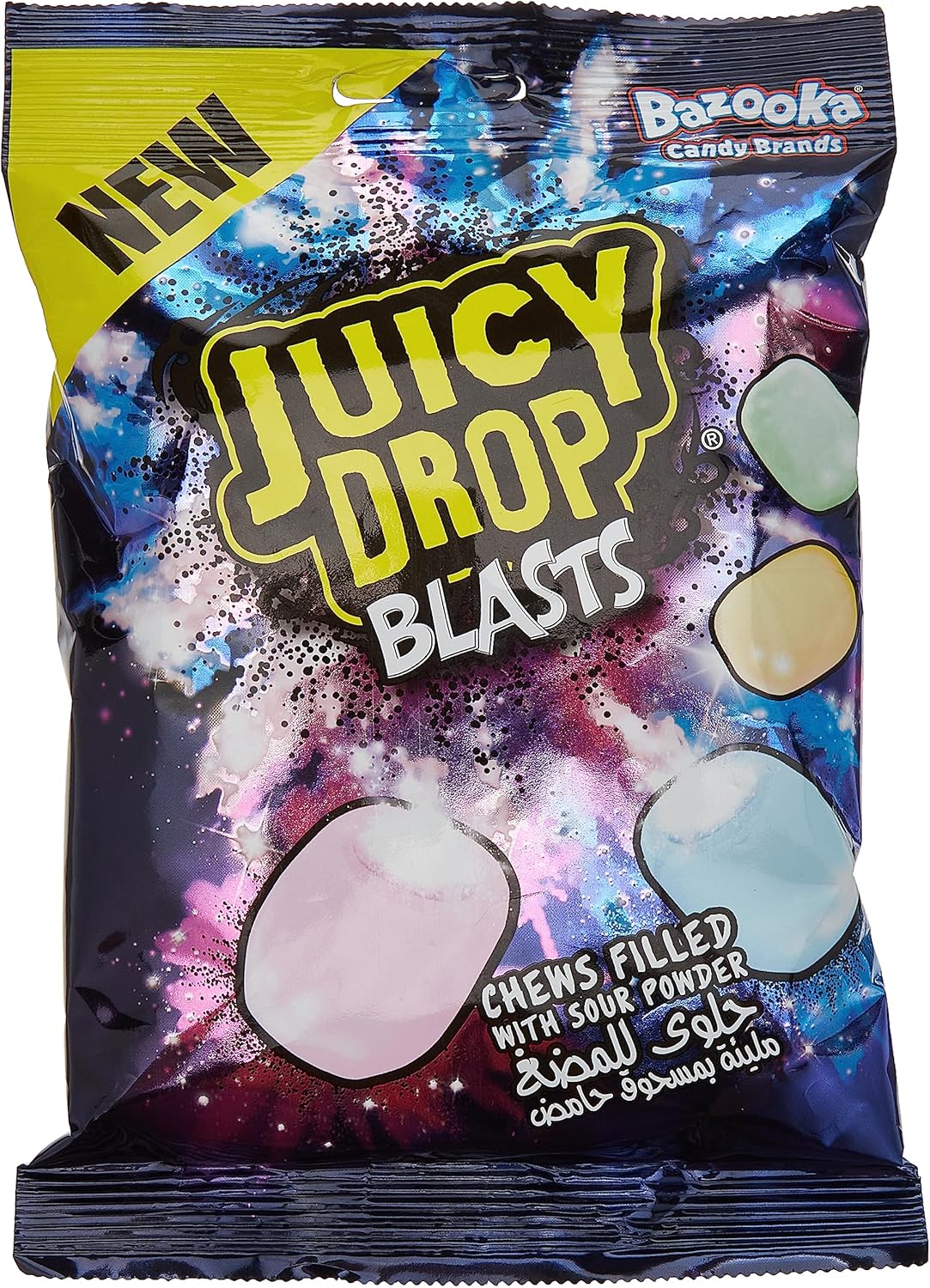 Juicy Drop Blasts Sweets 12 Pack 6 Assorted Flavours in Each Pack