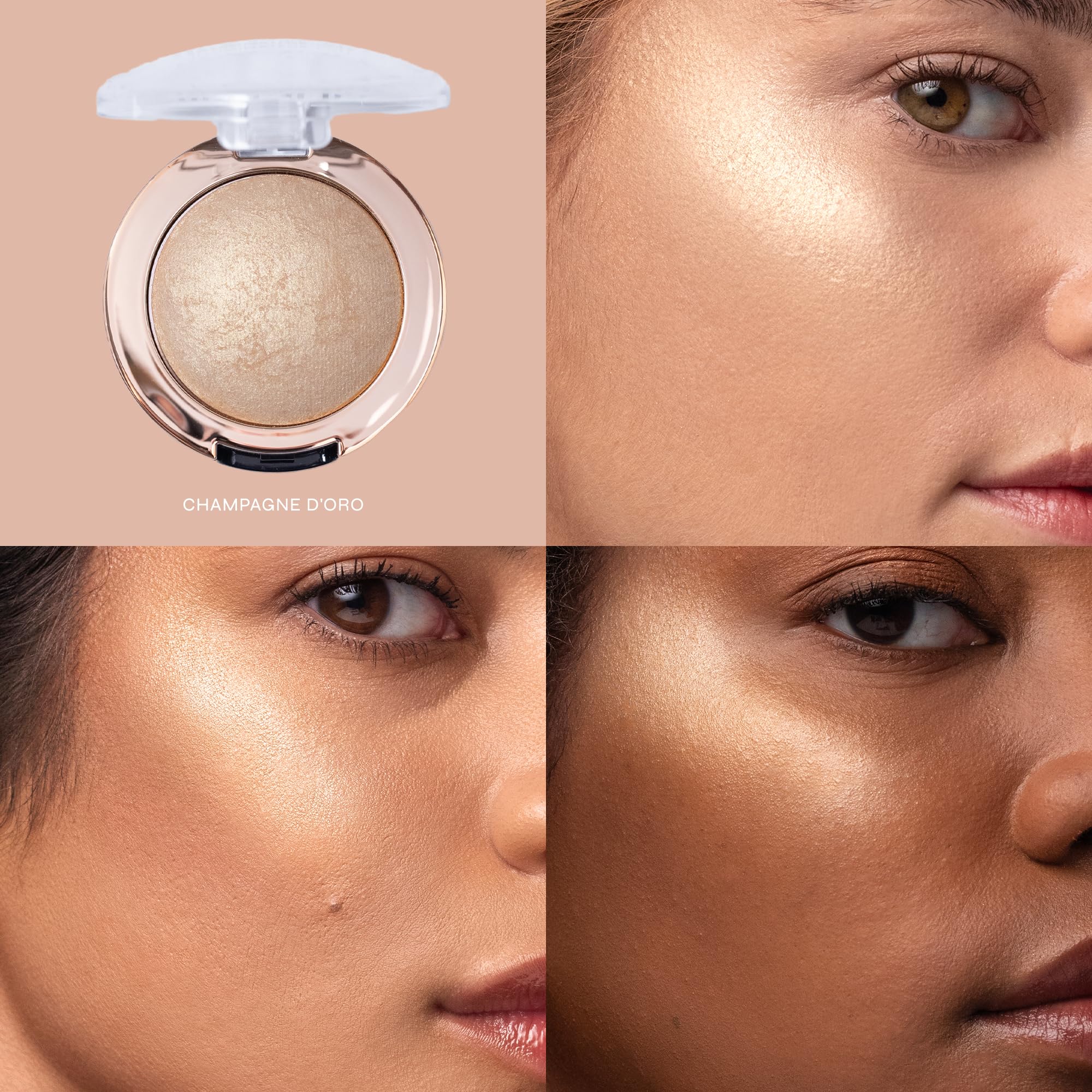 Milani Champagne D'oro Highlighter - Radiant Glow -3 Milani Champagne D'oro Highlighter - Radiant Glow -3