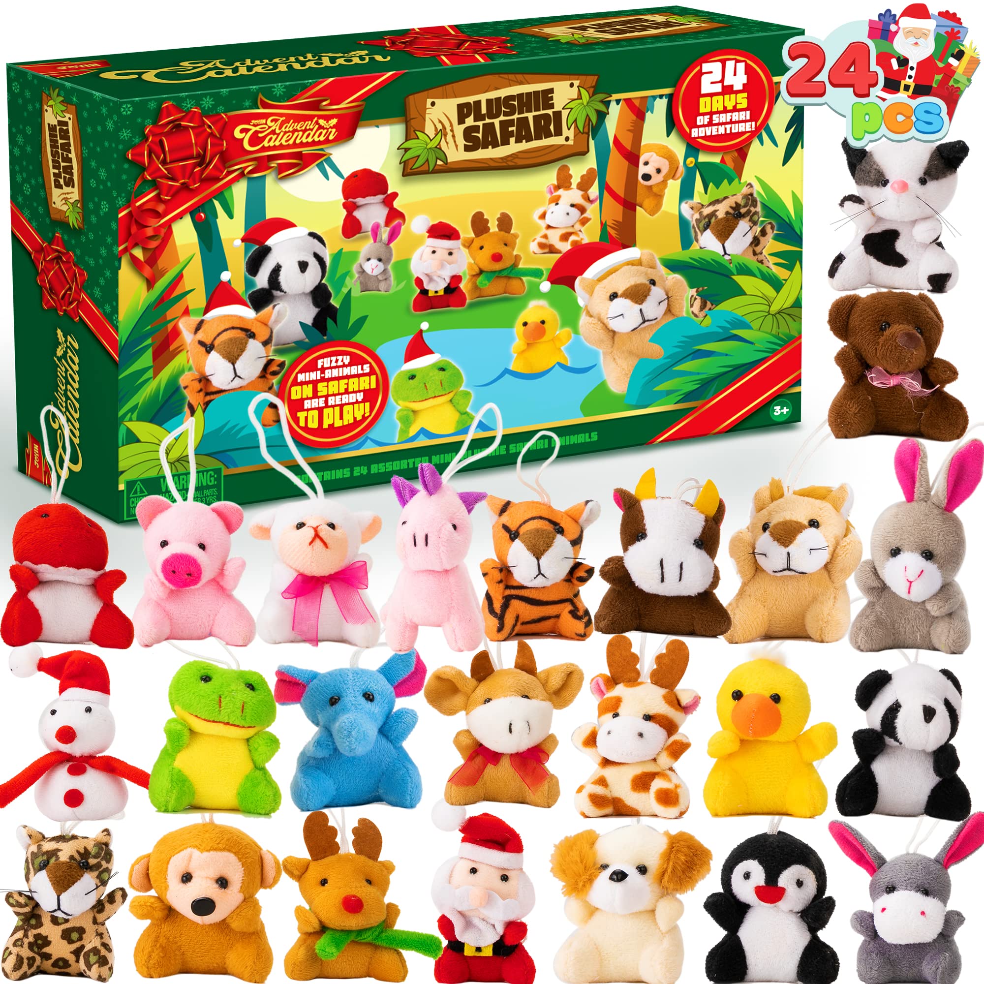 Amazon.com: JOYIN Christmas Advent Calendar 2022 with Mini Animal Plush,24  Days Countdown Advent Calendar with 24 Different Stuffed Animals Toys For  Girls, Kids Party Favors, Classroom Prizes, Xmas Gift : Home & Kitchen