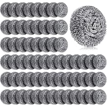 Honeydak 150 Pack Steel Wool Scrubbers 2.5 Inch, 15 Gram, Classic
