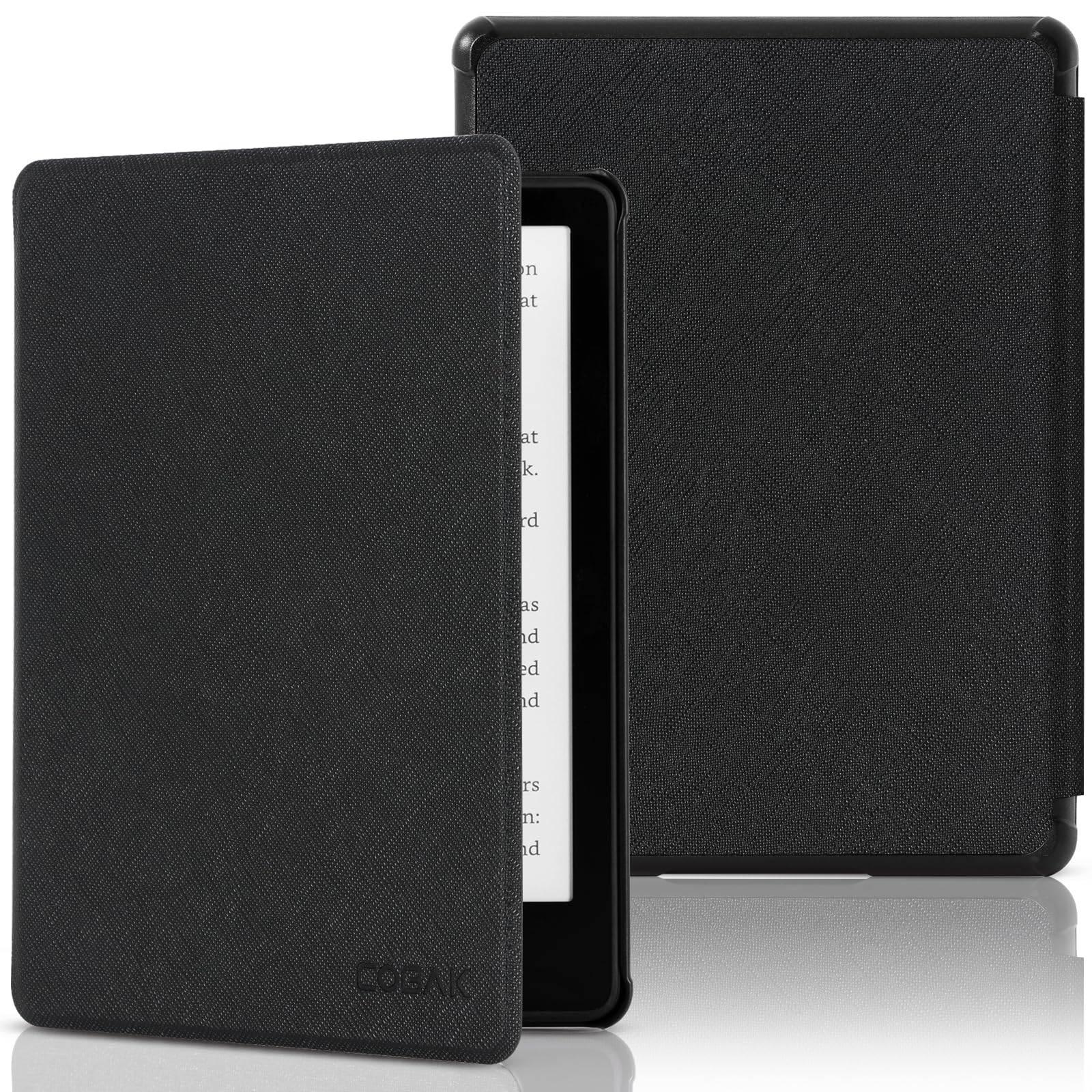 CoBak Case for All-New 7" Kindle Paperwhite(12th generation–2024)/Colorsoft Signature Edition(1st gen–2024)/Signature Edition(12th gen–2024) - PU Leather Cover with Auto Sleep/Wake, Jade — view 22