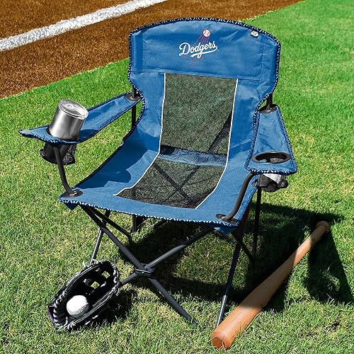Miniatura 7 de Equip Outfield Sports - Silla plegable para fanáticos de Los Angeles Dodgers
