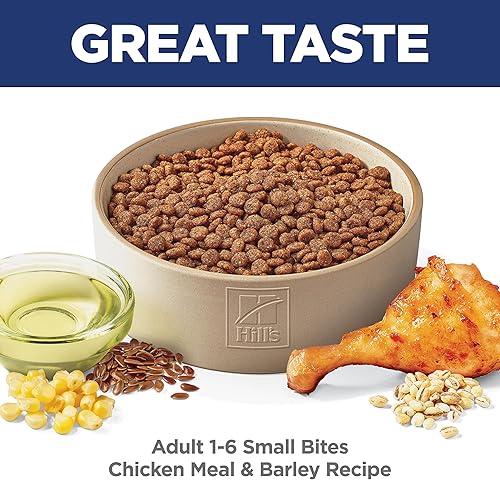 Miniatura 3 de Hill's Science Diet Adult 1-6, Adult 1-6 Premium Nutrition, Small Kibble, Dry Dog Food, Chicken & Barley, 5 lb Bag
