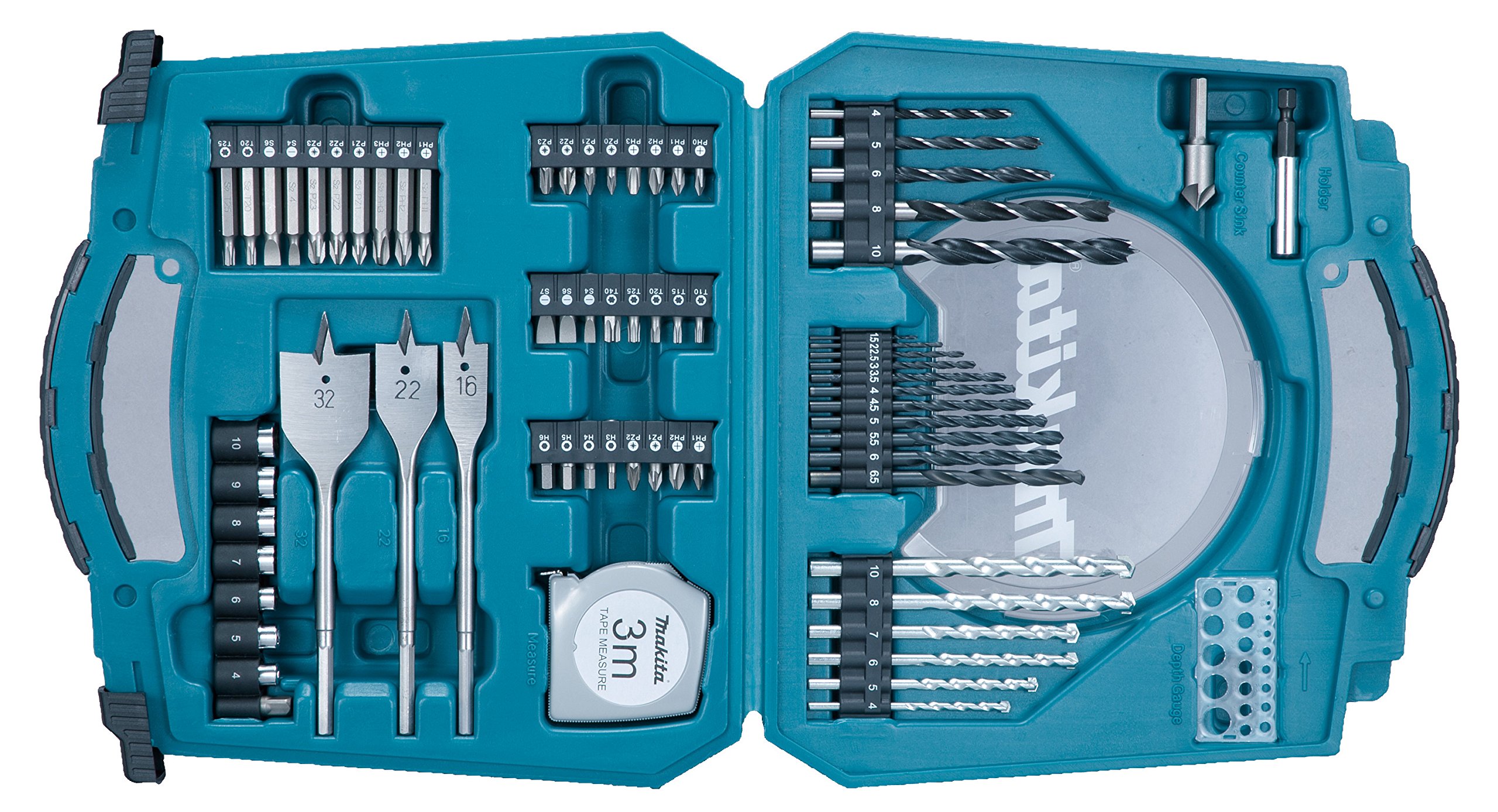 Makita D-47145 - Caja con brocas (71 piezas)