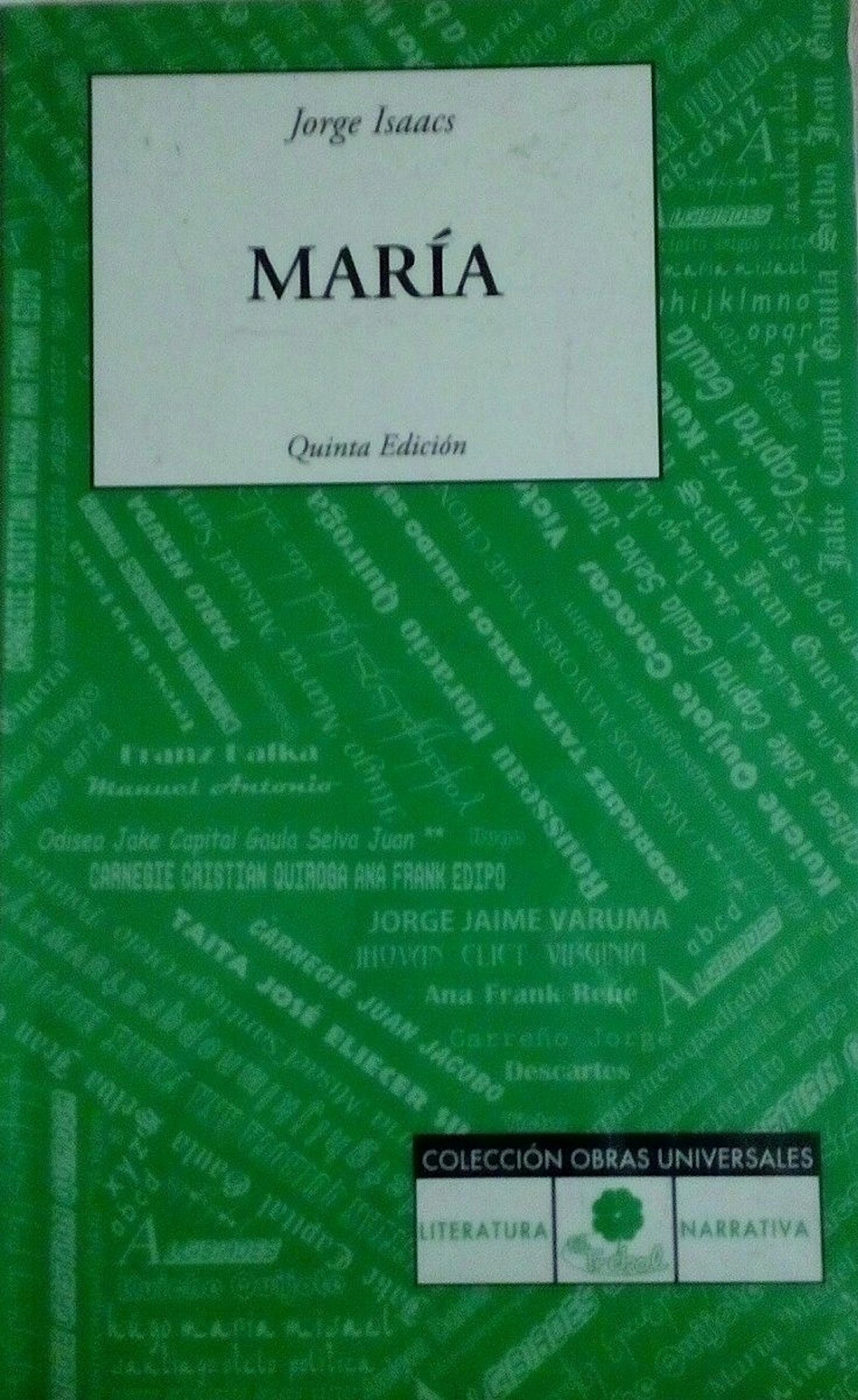 Colección Jorge Isaacs. María