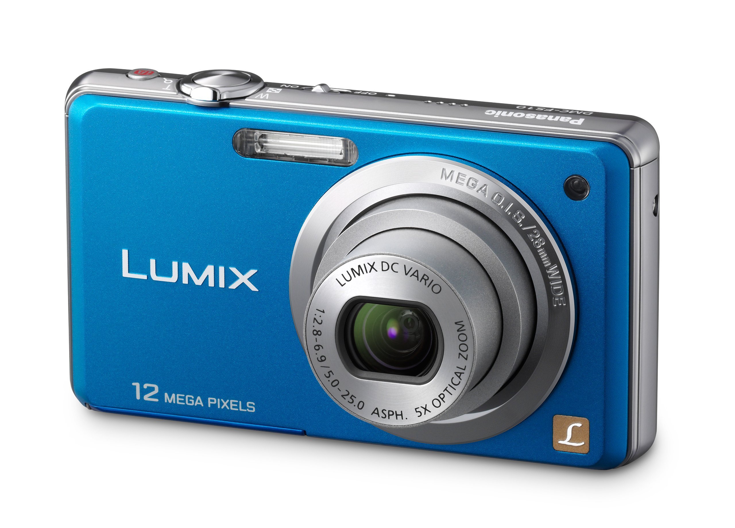 Panasonic LUMIX DMC-FS10EG-A - Cámara de Fotos Digital (12 MP, Zoom óptico, 5 x Pantalla 6,86 cm), Color Azul