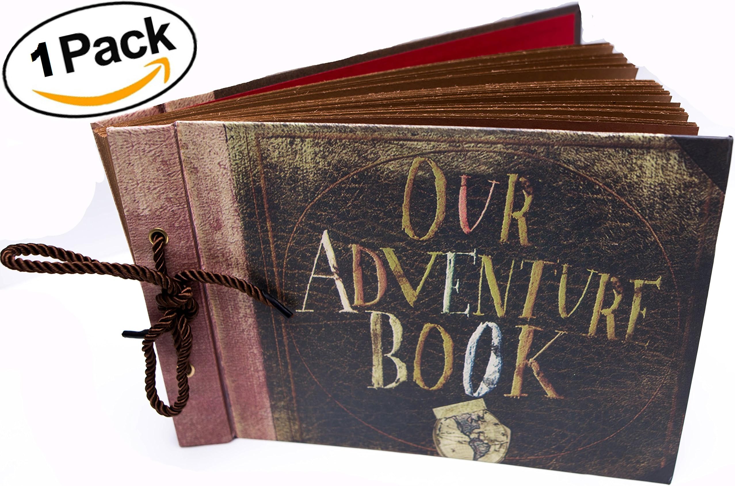 BEST Adventure Book from Up Movie with Deluxe Bonuses For your anniversary memories, wedding photos and the perfect gift for your family, self adhesive, handmade albums , DIY scrapbook