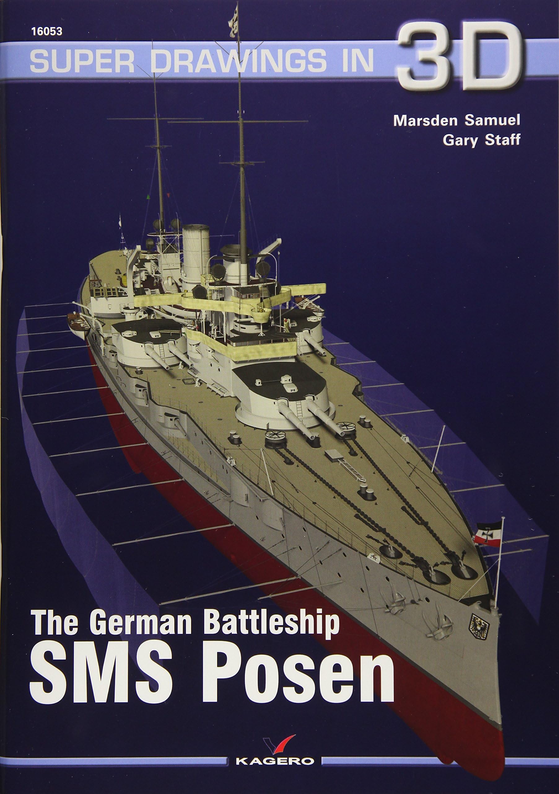 German Battleship SMS Posen (Super Drawings in 3D)
