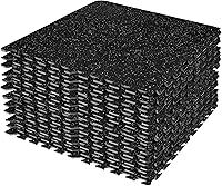 Vista 9 de Tapete Sivan Health and Fitness® de goma de alta densidad en forma de puzle para hacer ejercicio - Mosaico que encaja para gimnasia - 2,2 m2