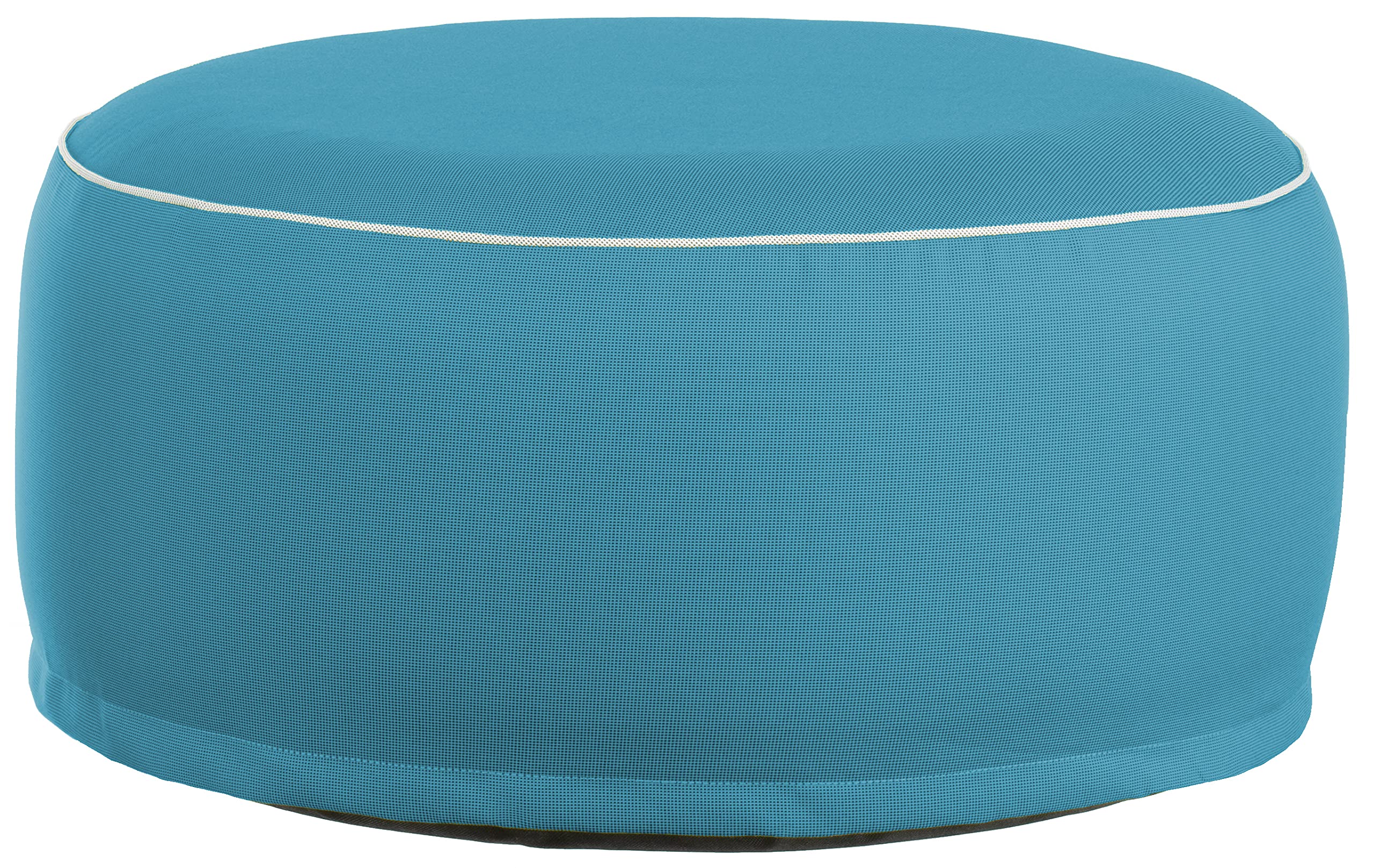 Brandsseller Pouf Gonfiabile per Esterni, Pouf Ø 55 x 25 cm, Impermeabile per Giardino, Terrazza, Soggiorno e Spiaggia, Resistente alle Intemperie e Facile da Pulire