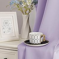 Vista 183 de Simplebrand Juego de 2 paneles de cenefa aguamarina para ventana de cocina de 14 pulgadas de largo, cortinas de oscurecimiento de habitación