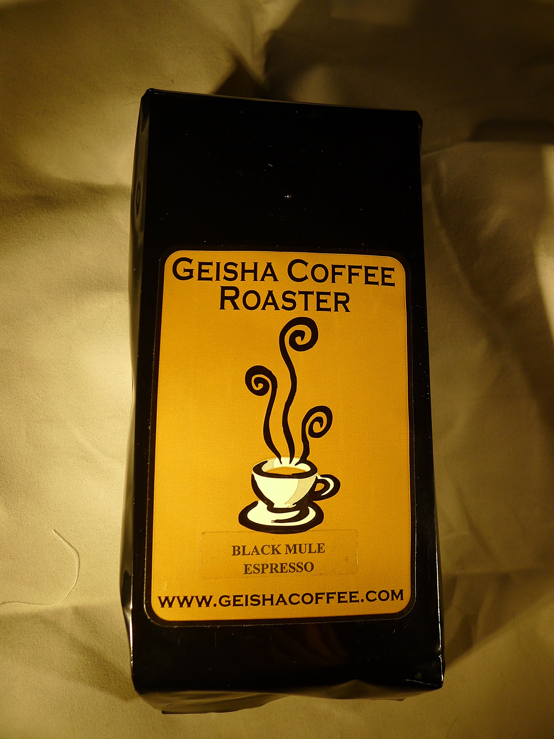 Geisha Coffee Roasters Black Mule Espresso, 16 Oz Ground