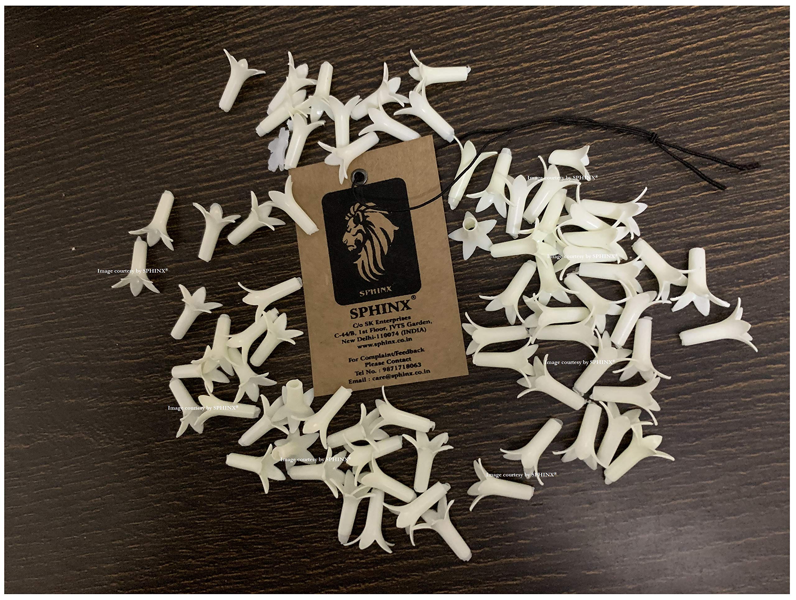SPHINX Beads Kit for D-I-Y Crafts/Art Work/Garland Making -250 Grams (Artificial Tuberose (Rajnigandha))
