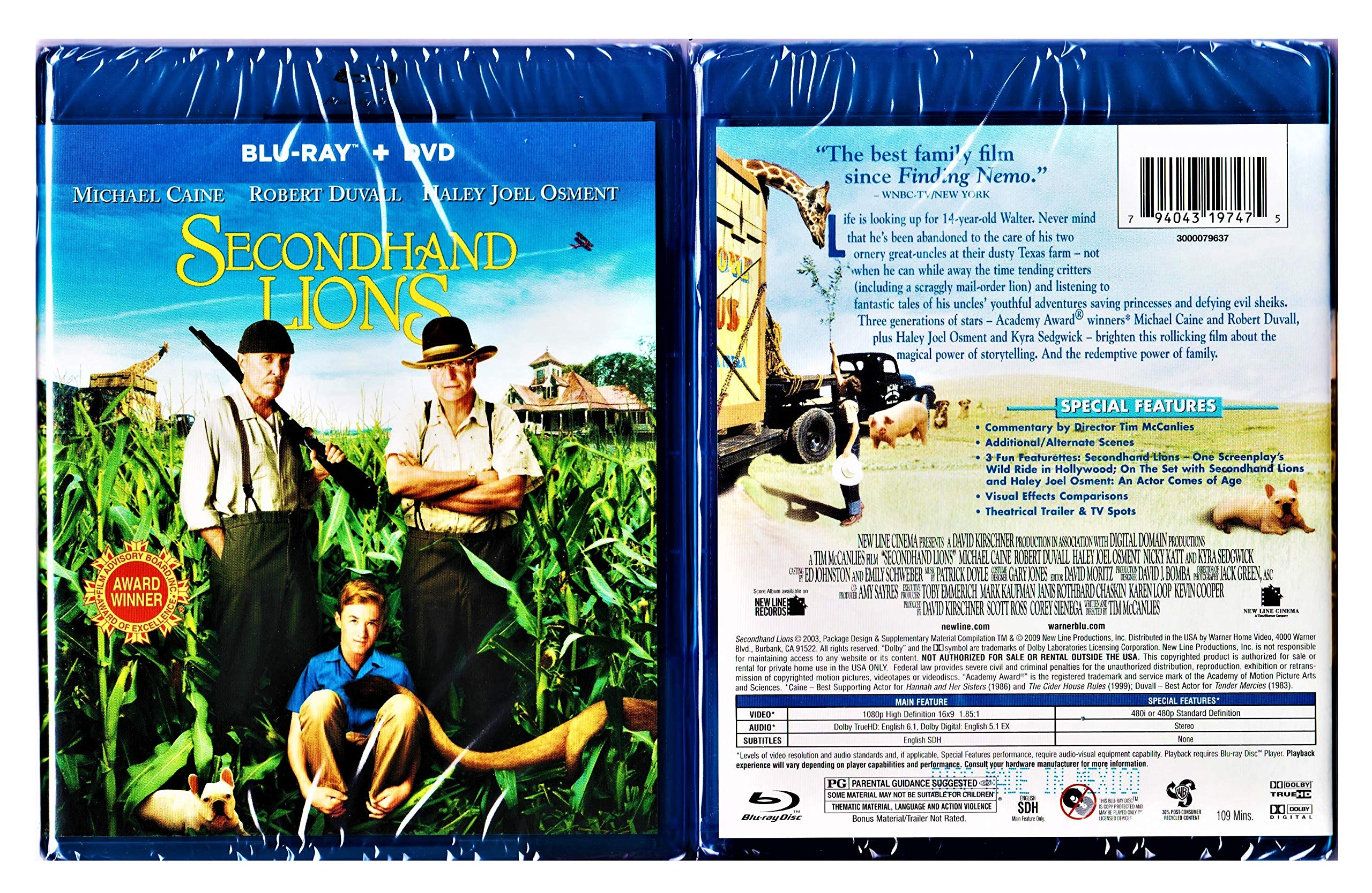Secondhand Lions [Blu-ray]: Amazon.ca: Movies & TV Shows