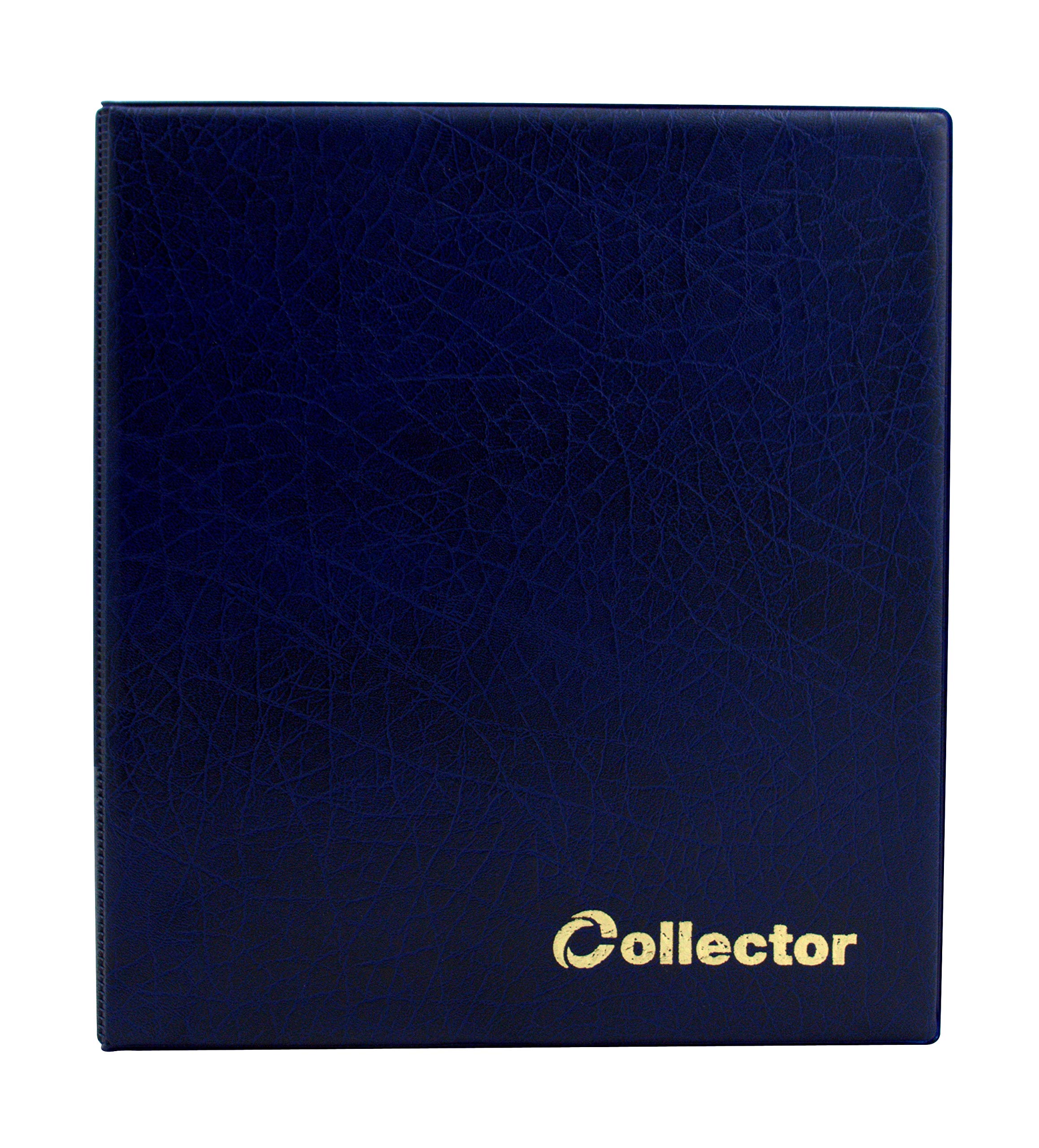 COLLECTOR Album di Monete da Collezione, per Monete di Varie Dimensioni - con Diverse Pagine munite di divisori con Elenco Album per 221 Monete Blu