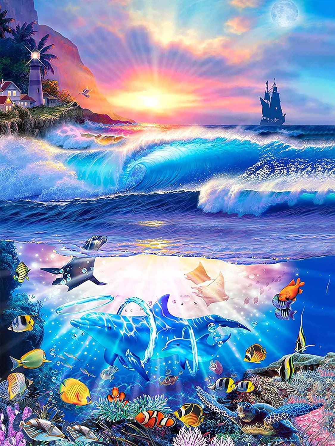 5D Diamond Painting Kit, Diamond Art Kits, Full Drill Paint