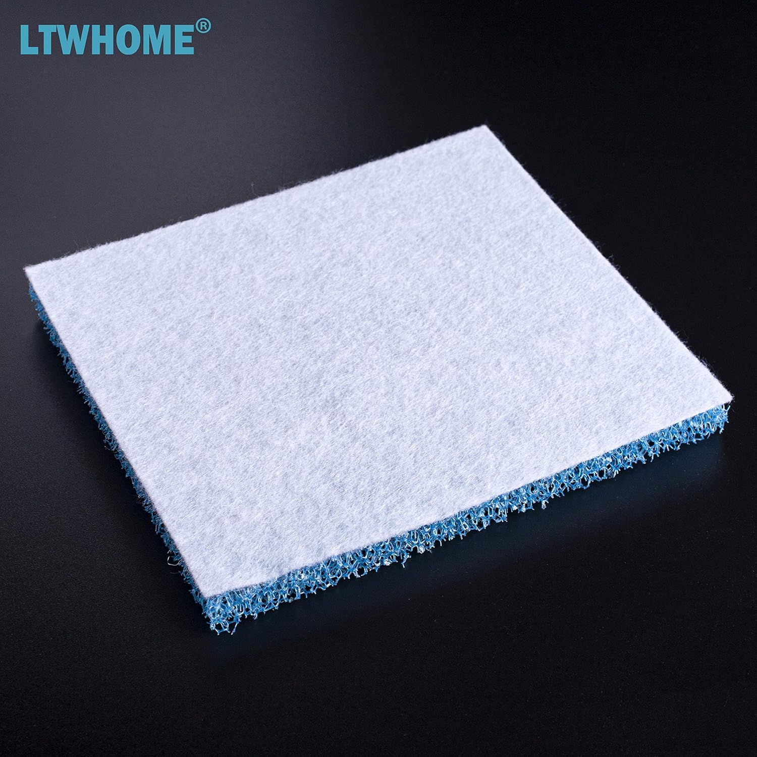 LTWHOME Compatible Poly Foam Pad Replacement for Fluval C4 Power Filter, Fluval C Clip-On Filter Foam (Pack of 20)