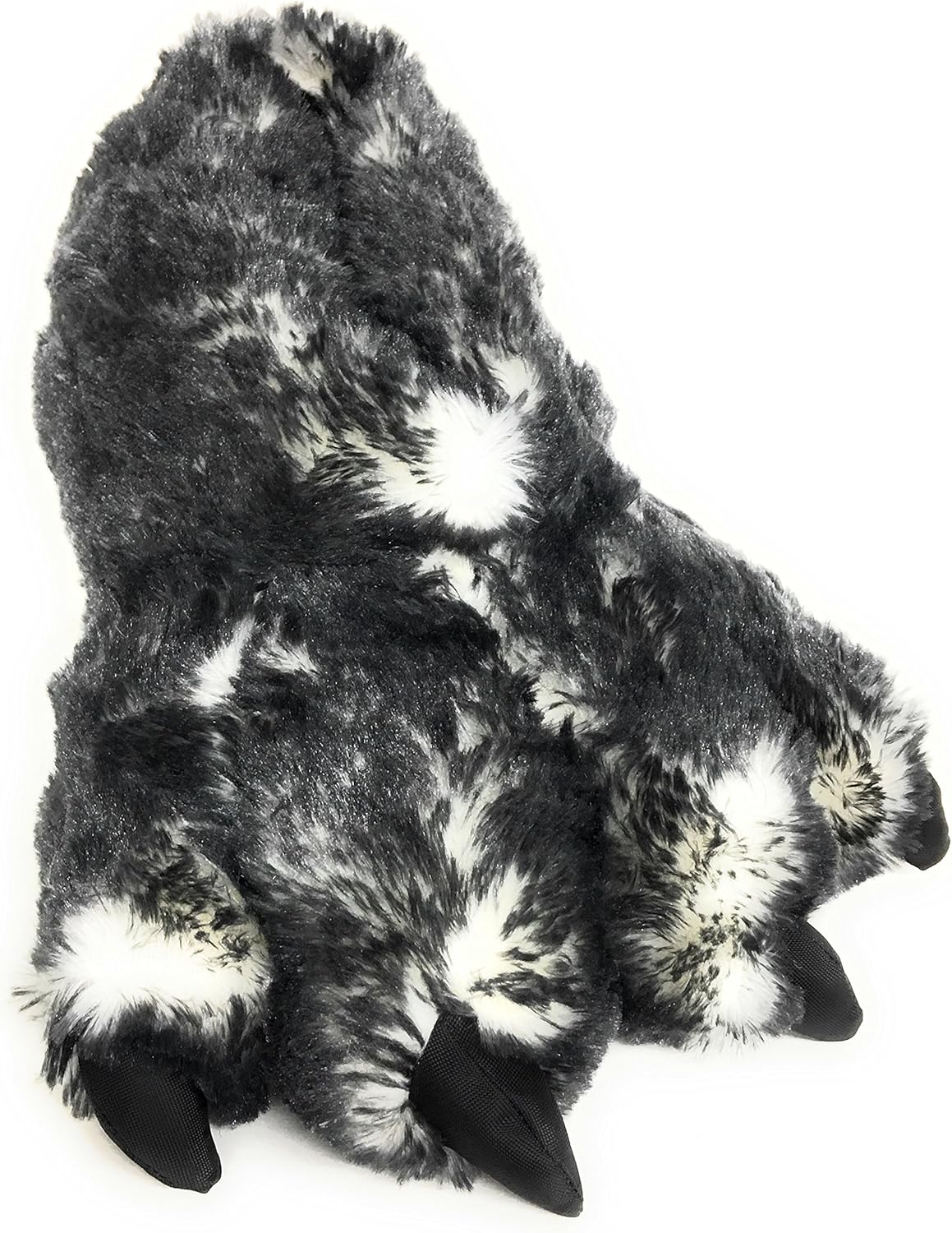 Wild Ones Furry Animal Claw Slippers for Toddlers, Kids and Adults