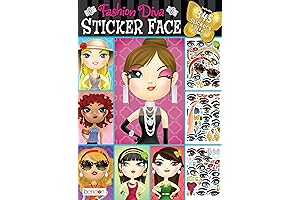 Bendon Create-A-Face Sticker Book: Unleash Your Imagination!