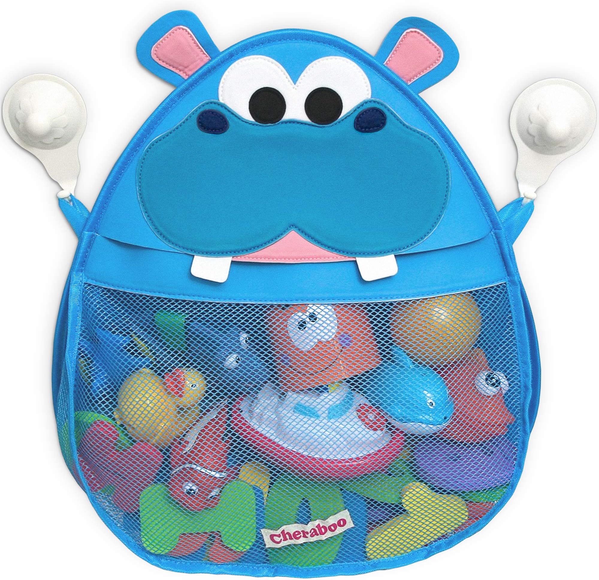 Hurley Hippo Bath Toy Organizer (Blue)