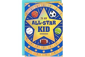 Hallmark Jumbo Birthday Card for Kids: Sports-Themed All-Star Kid