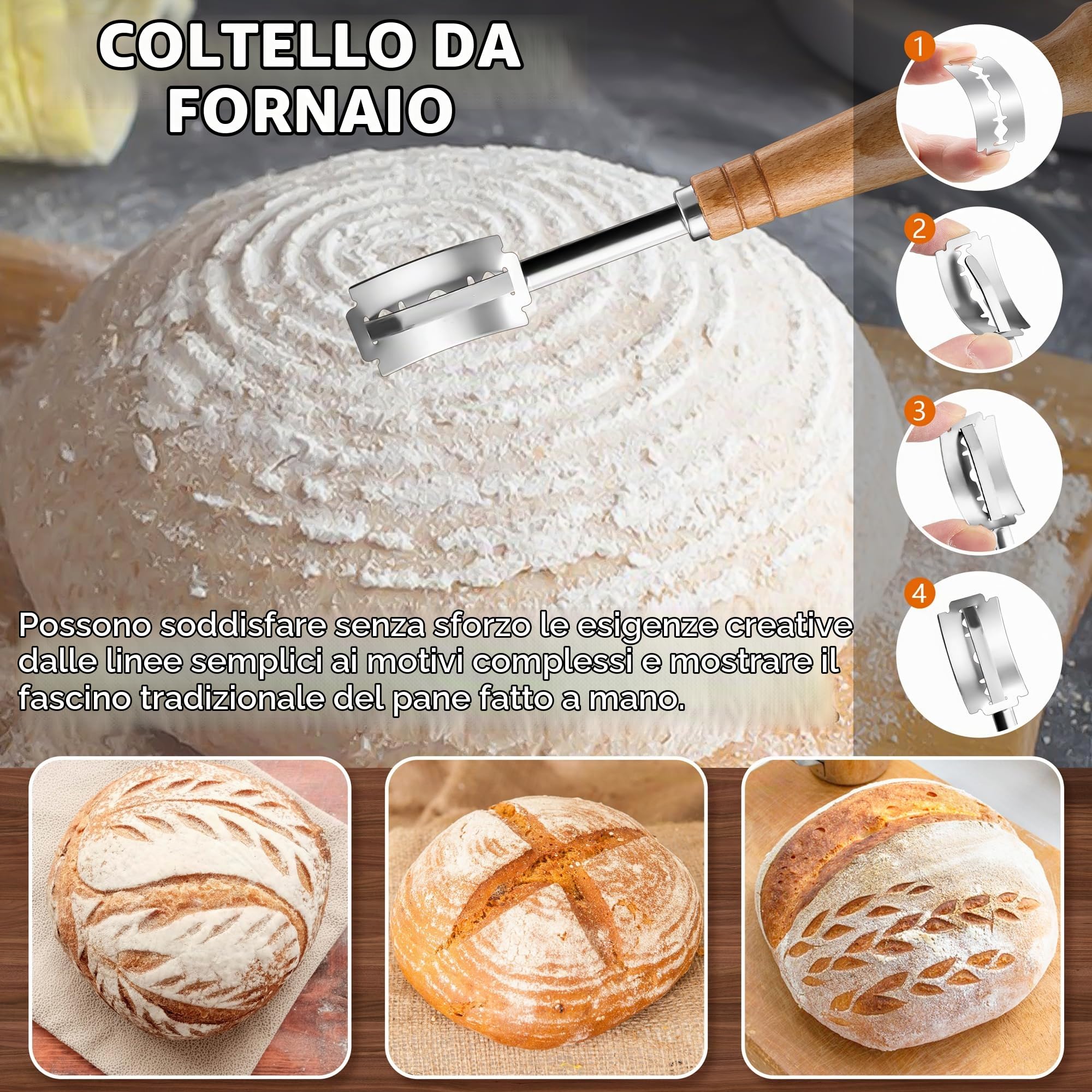 HaWare Set di cestini rotondi e ovali (7, 23 cm rotondo e 25 cm ovale)