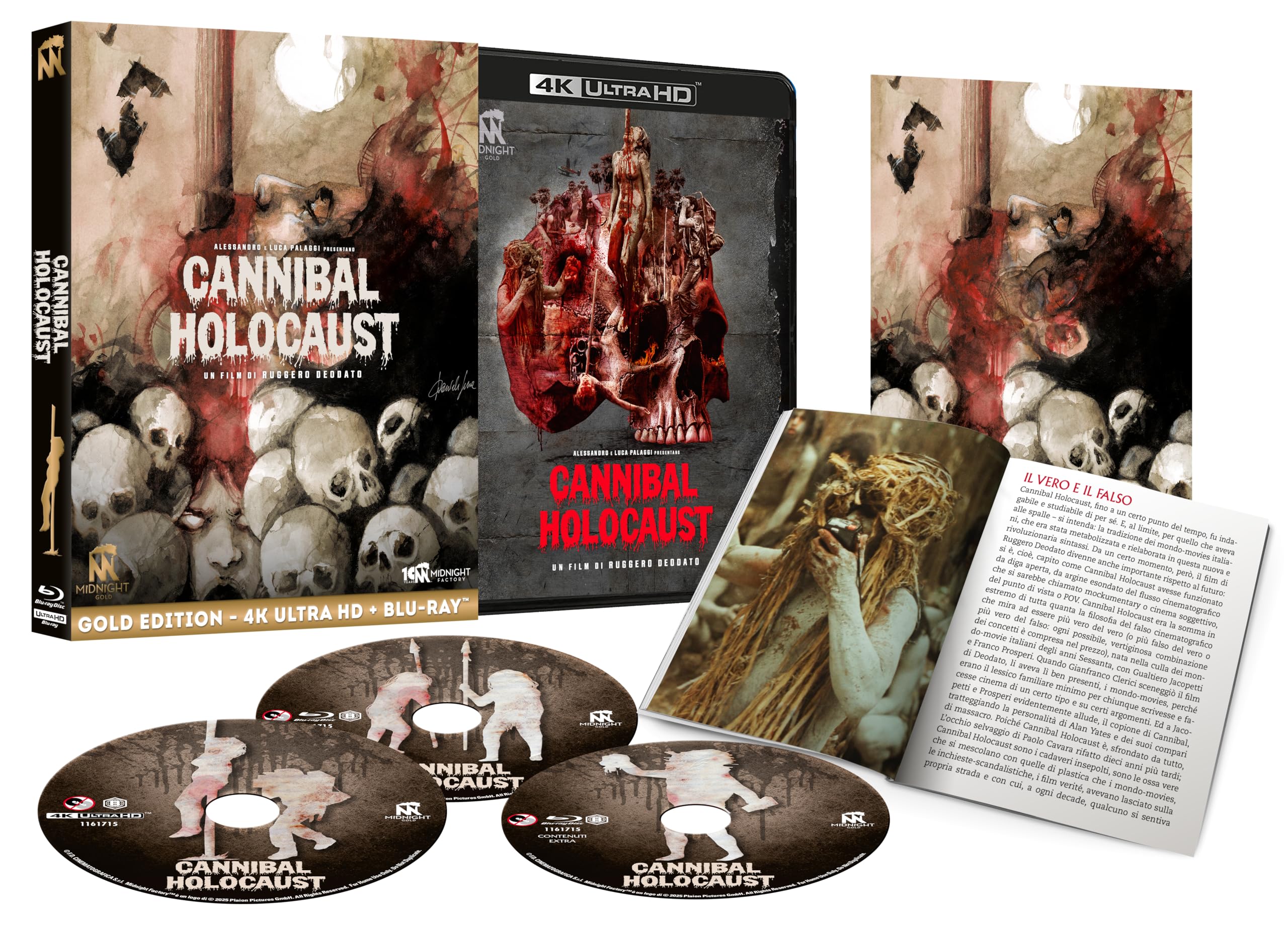 Cannibal Holocaust (4K UHD + 2 Blu-ray): Amazon.it: Robert