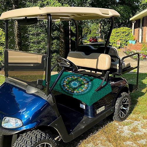 KAAOGITY Fundas de asiento para carrito de golf toalla de asiento distintiva para carrito de golf suave y cómoda 52 x 32 pulgadas hecha de 100