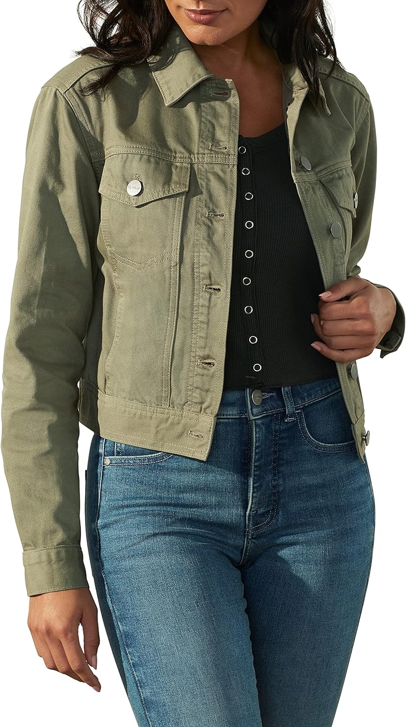 UpWest Women's Cropped Denim Jacket