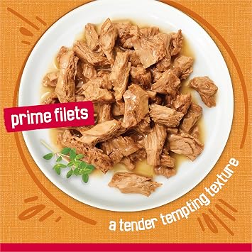 Purina Friskies Prime Filets Wet Cat Food, With Chicken, (24) 5.5 oz Cans