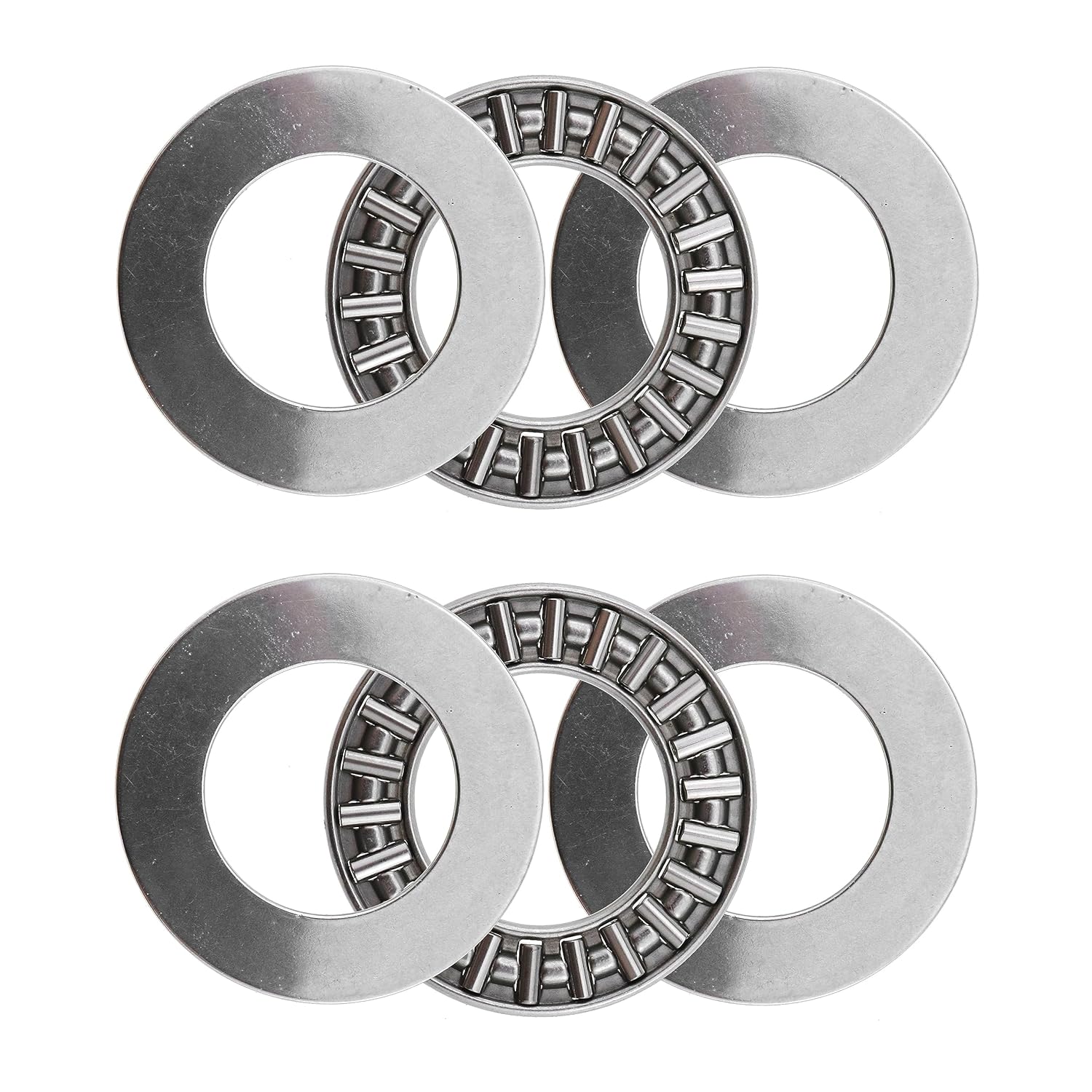Thrust Bearings MEETOOT 2 Sets AXK2035 Thrust Needle Roller Bearings