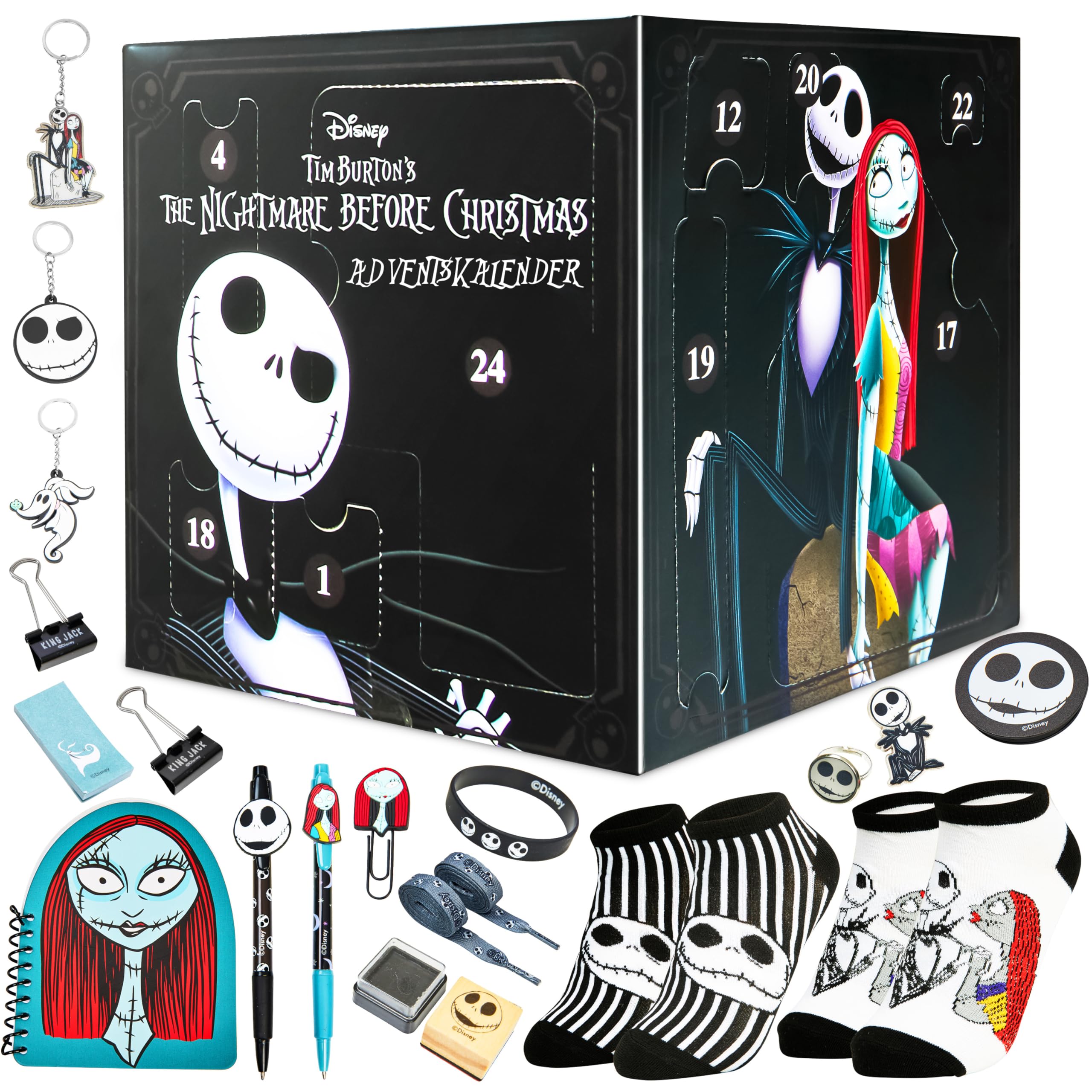 Disney The Nightmare Before Christmas Schreibwaren Adventskalender 2026