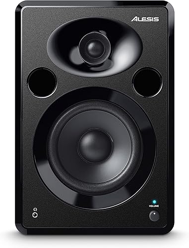 Miniatura 4 de Alesis Elevate 5 MKII  Altavoces de estudio de escritorio alimentados para estudios en casaedición de videojuegos y dispositivos móviles