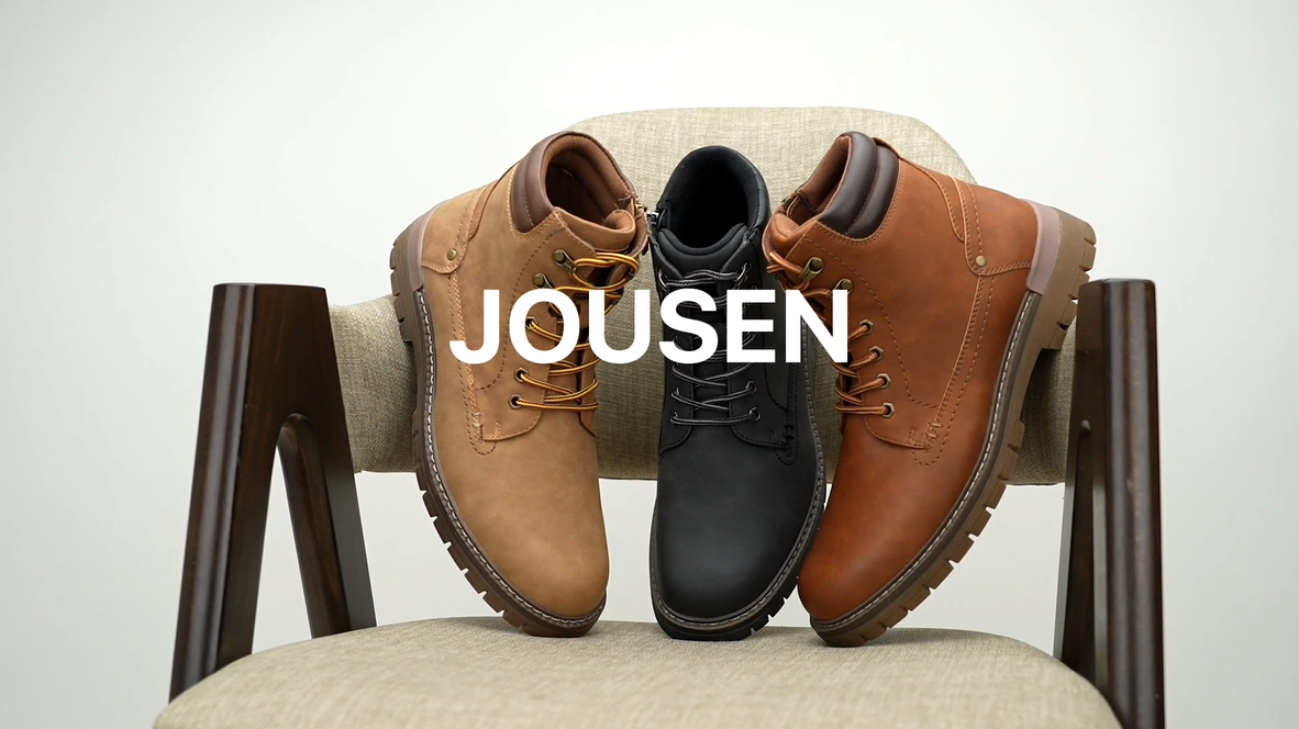 Amazon.com | Jousen Mens Boots Fashion Casual Boot Hiking Zipper