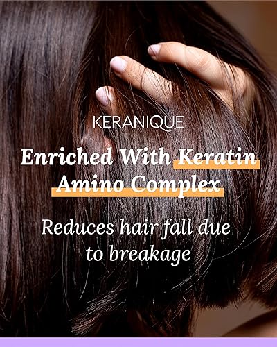 Miniatura 7 de Keranique Juego de champú y acondicionador voluminizador con mousse espesante, kit de volumen enriquecido con queratina para cabello fino, dañado y