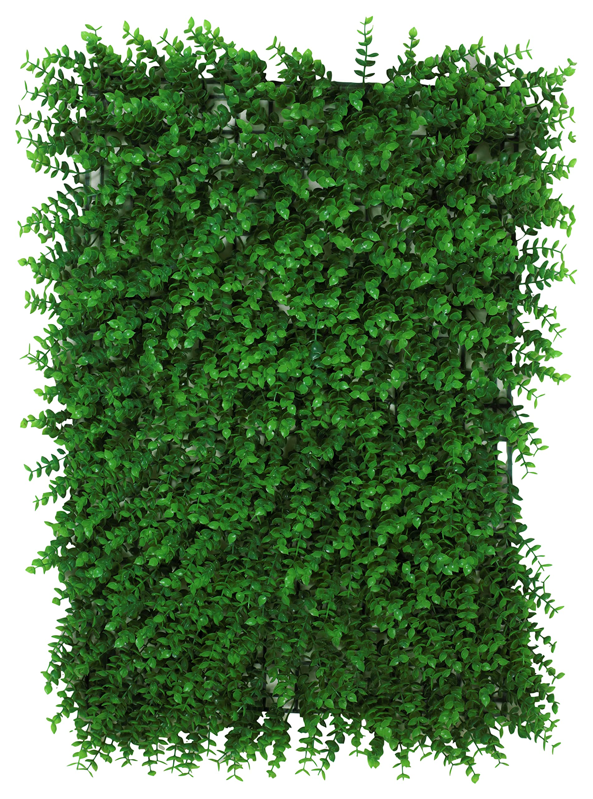 SAJAWAT Wall Artificial Vertical Grass Wall Panels & Tiles for Balconies & Outdoor Areas Wall Decoration (60 x 40 CMS, Covers 2.7 Square feet per Panel) (Green- V7, 5)