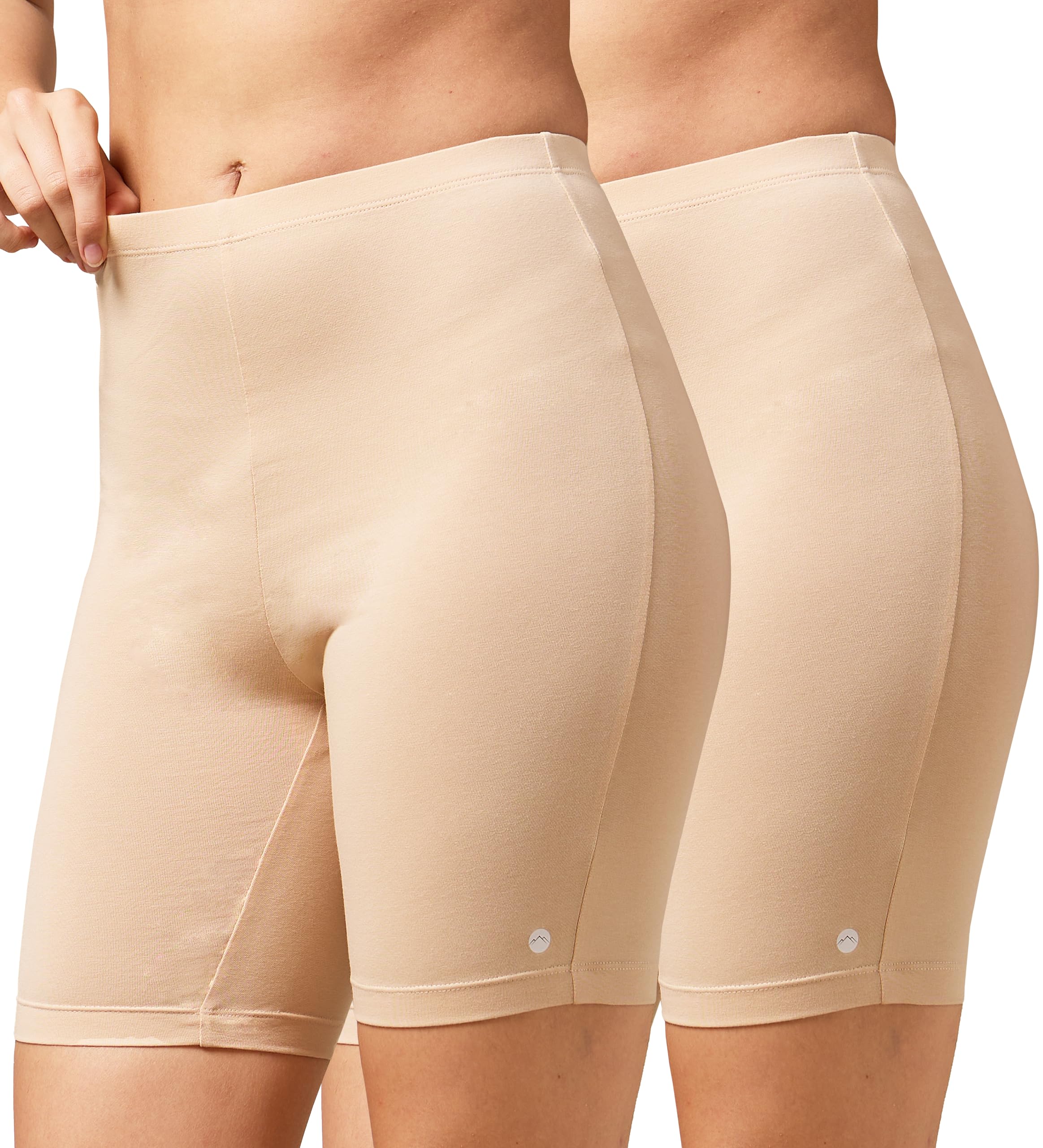High Coverage Premium Cotton Spandex Mid Waist Elastane Stretch Shorties - Gym -Cycling Shorts/Tights for Women-image-47