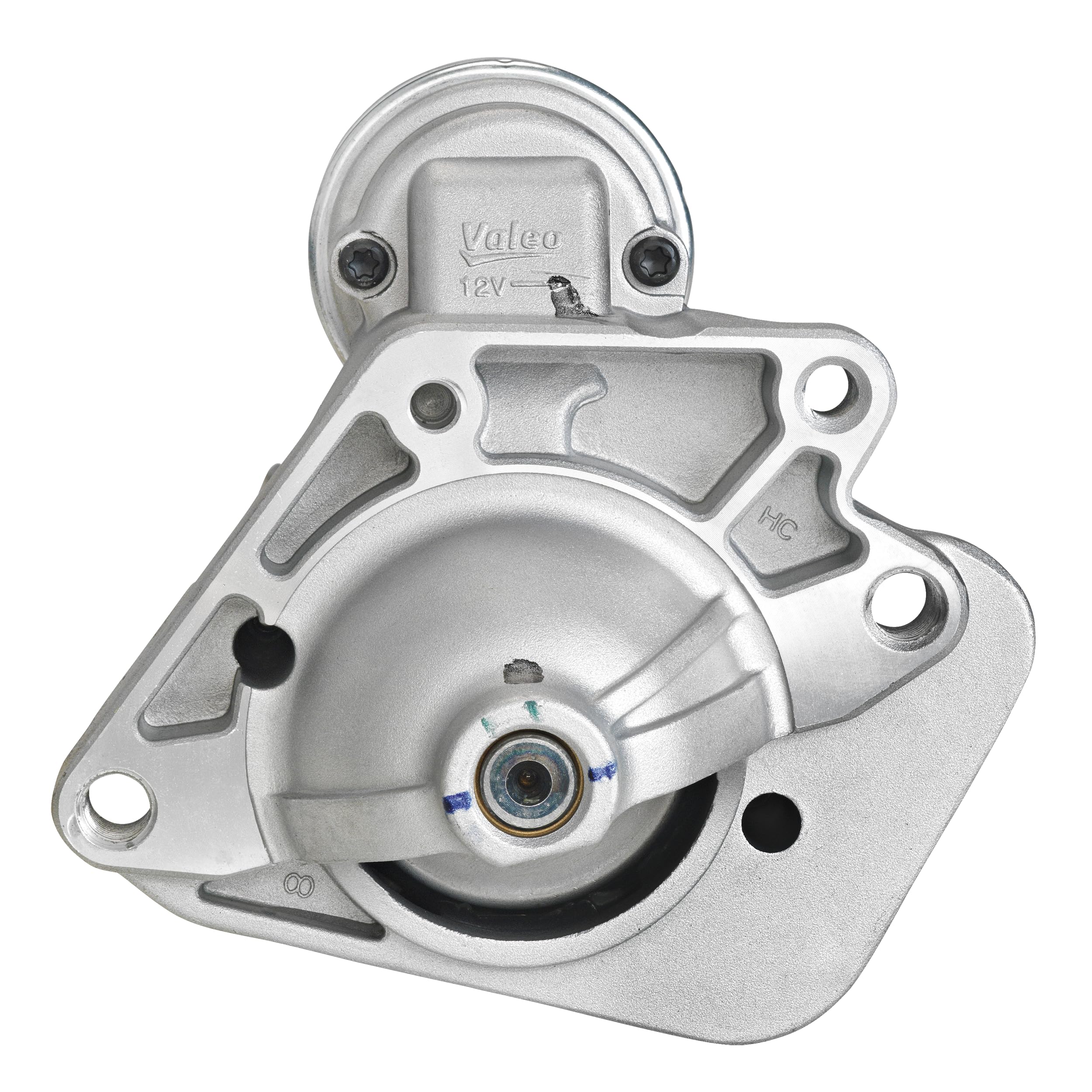 VALEO-438224-Motor de arranque- Potencia nominal: 1,2 kW - Stop & Start: NO - Número de dientes: 10 dientes - Tensión: 12 V - Sentido de rotación: CLOCKWISE