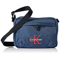 Calvin Klein Bold Camera Bag Lv04d3117g, Crossover Uomo, Blue (Moonlit Ocean), One Size