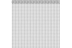 Junkin 200 Pcs 2 Feet Stainless Steel Dog Tag Chains Bulk, Beaded...