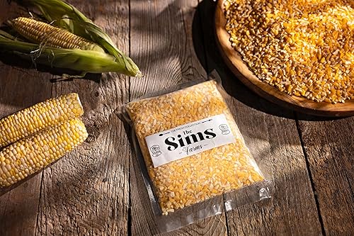 Miniatura 6 de Golden Hominy Dried, Broken - Maiz Trillado - Maiz Seco Broken - Seco Hominy - Maíz Hominy - The Sims Farms 12 onzas