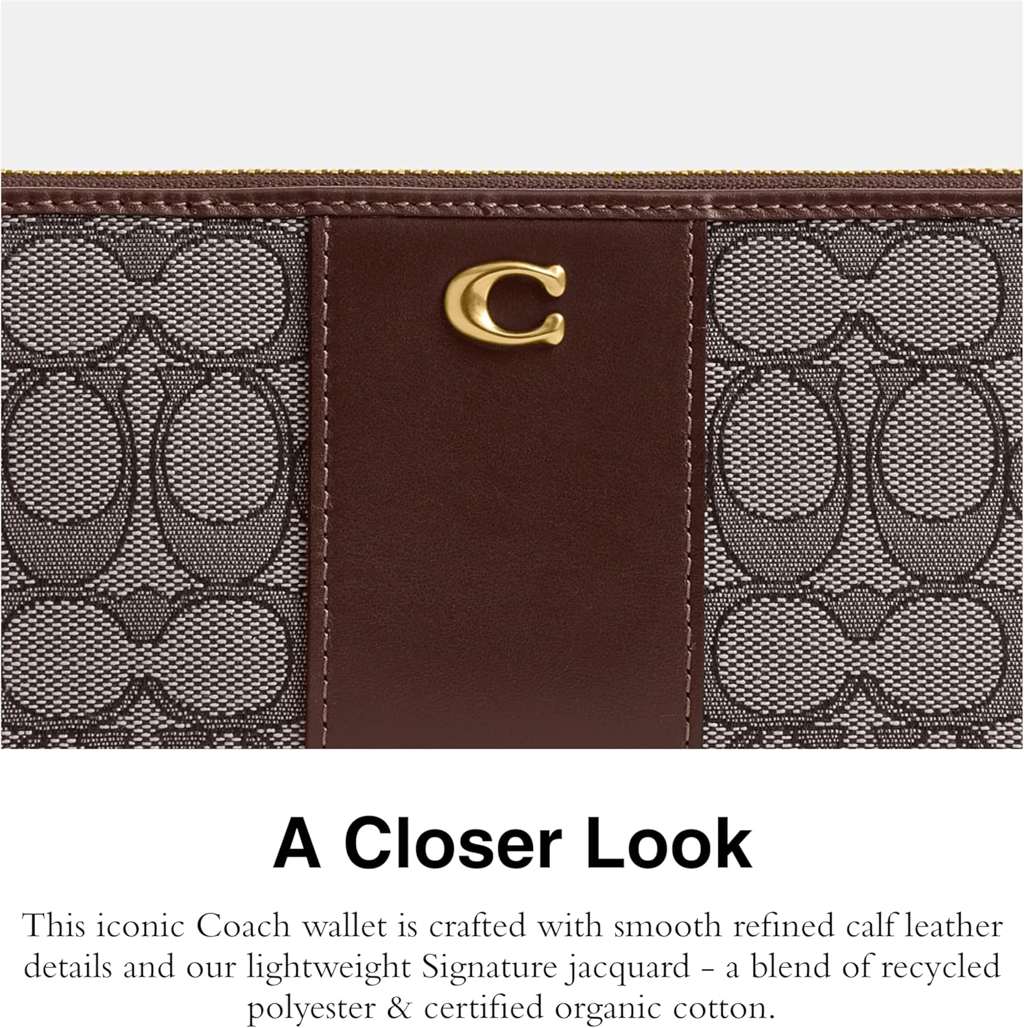 Coach womens Slim Accordion Zip - Image 4