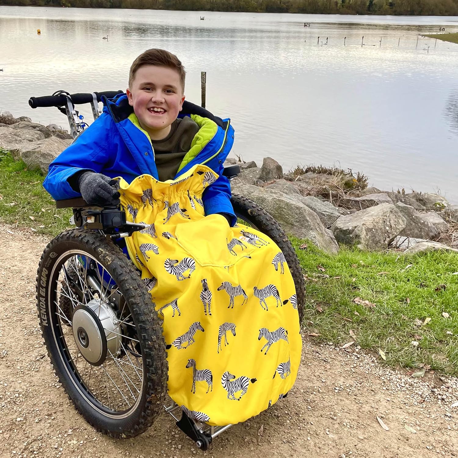 Bundlebean 100 Waterproof Fleece Lined Wheelchair Cover Kids