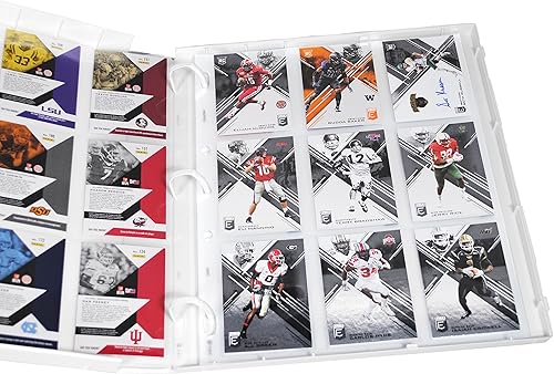 Miniatura 3 de UniKeep Carpeta de colección de tarjetas coleccionables de fútbol  Capacidad para hasta 180 tarjetas de tamaño estándar (2 por bolsillo)