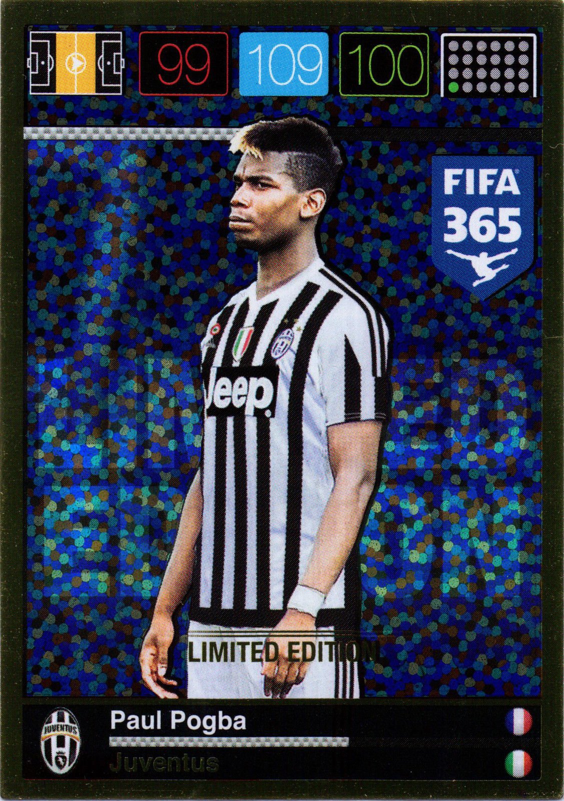 Panini Adrenalyn XL FIFA 365 Paul Pogba Limited Edition