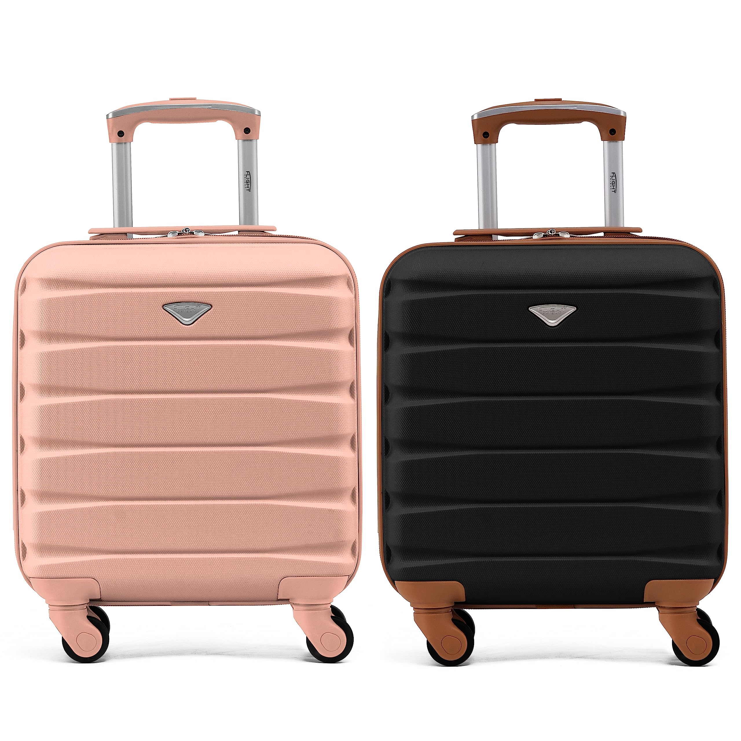 Flight Knight Suitcase Set of 2 Lightweight 4 Wheel ABS Hard Case Cabin Carry On Hand Luggage Approved for Over 100 Airlines Including easyJet, British Airways, Ryanair & Many More 55x35x20cm — view 116
