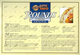 Valley Lahvosh Rounds, 3 inch, 4.5oz